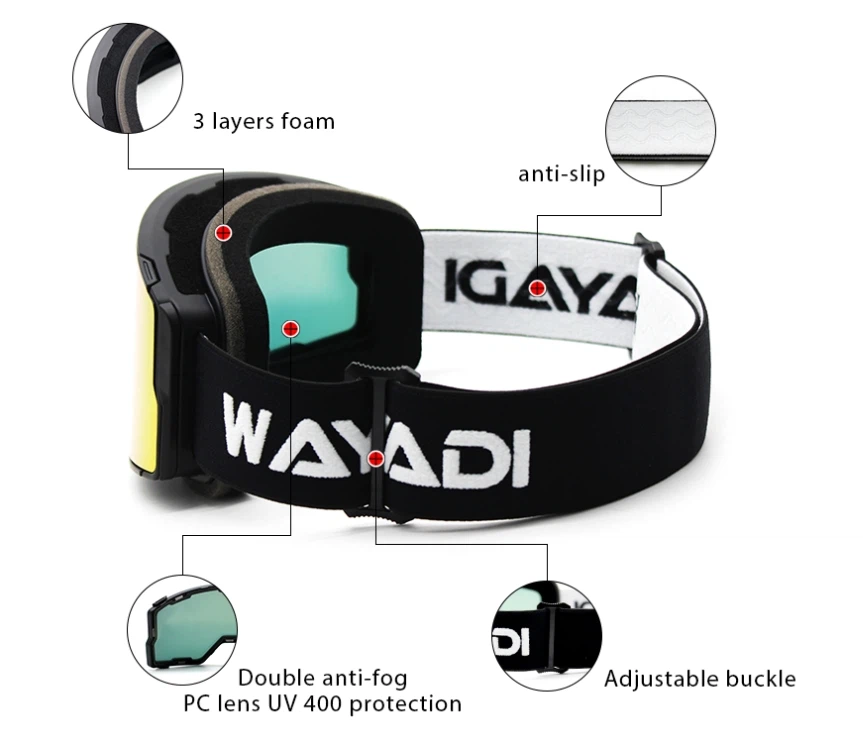 An Cóineasú Faisean agus Feidhm: Innealtóireacht Goggles Sciála Trendy do Mharc an Lae Inniu